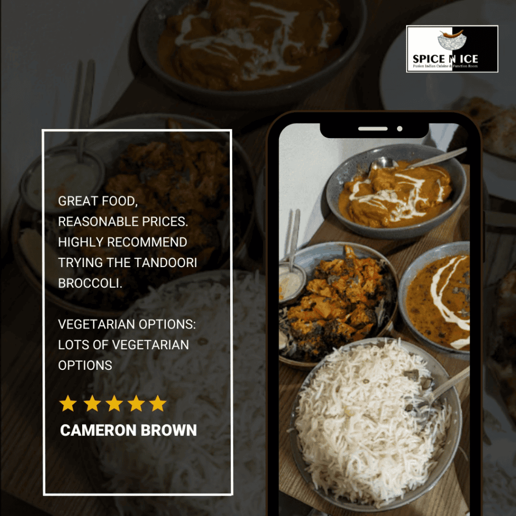 Spice N Ice Review by Customer - Reservations, Takeaway, and Delivery | Indian Food Adelaide | Best Indian Restaurant Adelaide | Port Adelaide Indian Restaurants | Spice N Ice