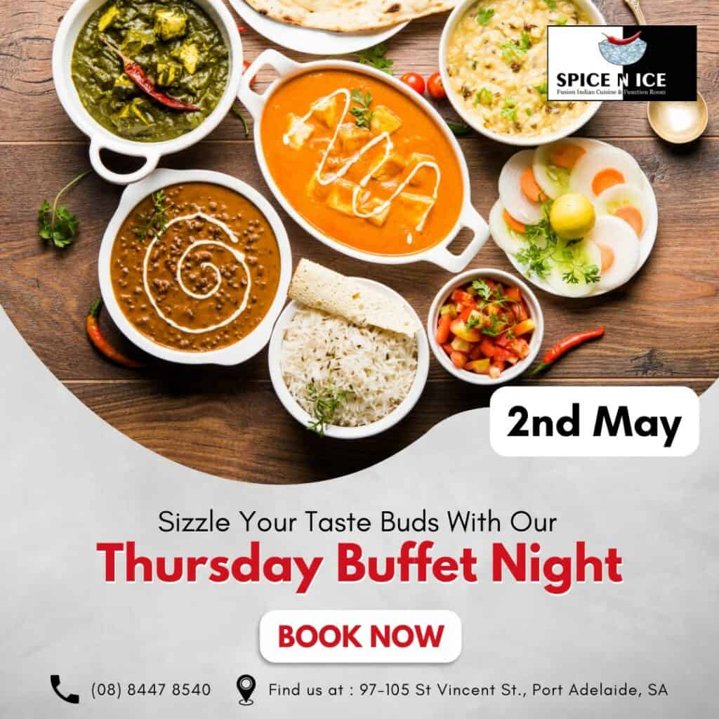 Buffet Night at Spice n Ice Restaurant Port Adelaide