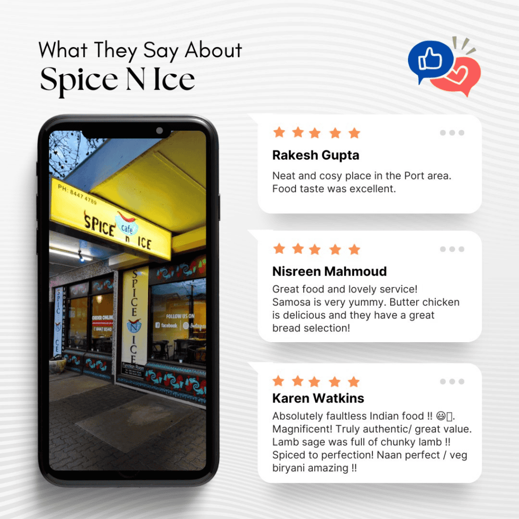 What They Say About Spice N ice | Spice N Ice - One of The Best Indian Restaurants